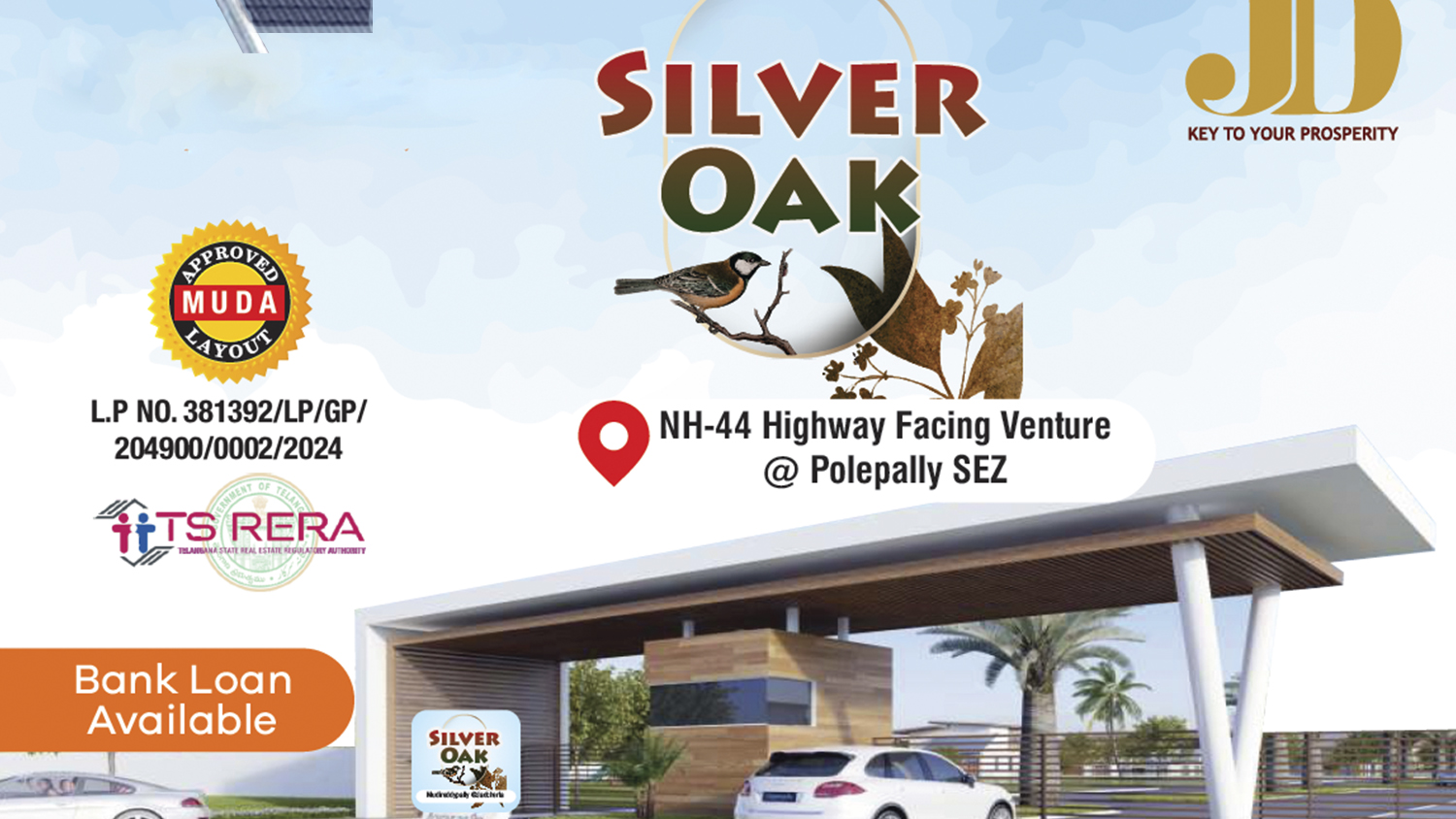 Silver Oak - MUDA Approved plots for sale near Bengaluru Highway